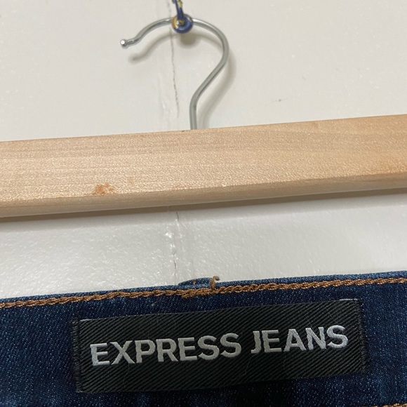 Express Jeans Women’s Size 8R Mia Legging Mid Rise Skinny Jean Dark Wash Jegging - Picture 9 of 9